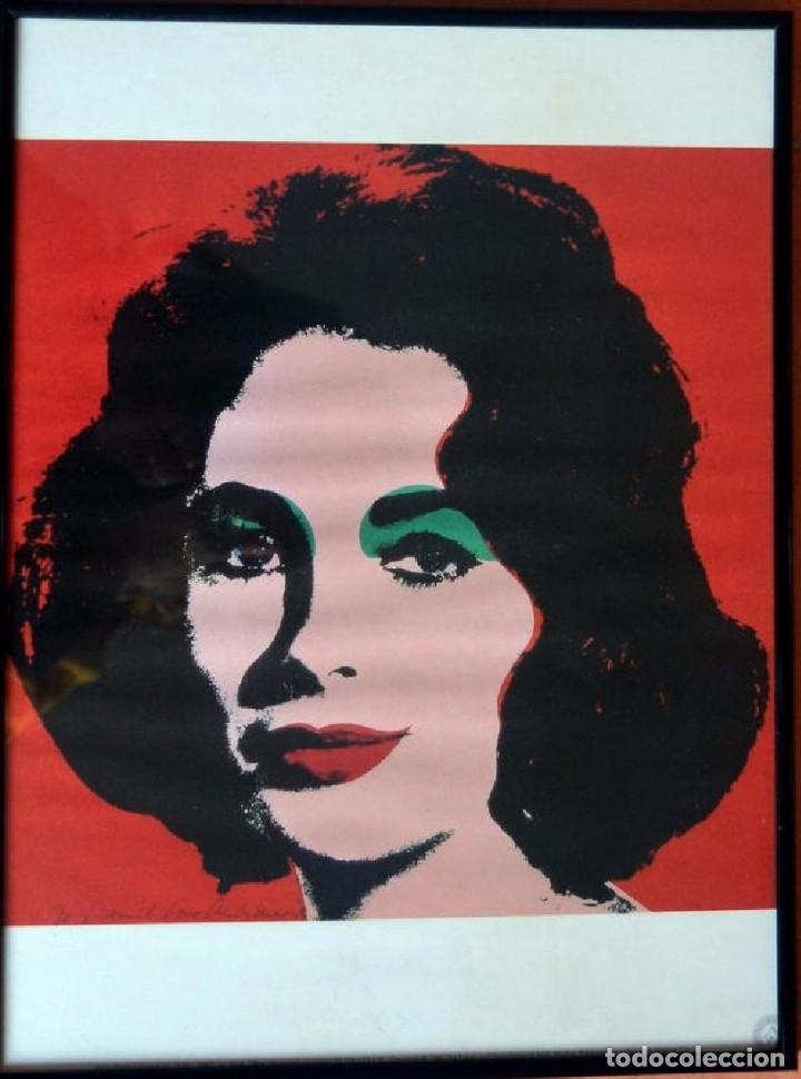 Liz Taylor por Andy Warhol